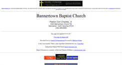 Desktop Screenshot of bannertownbaptist.org