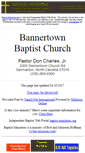 Mobile Screenshot of bannertownbaptist.org